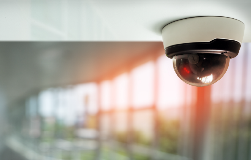 dome camera in a business