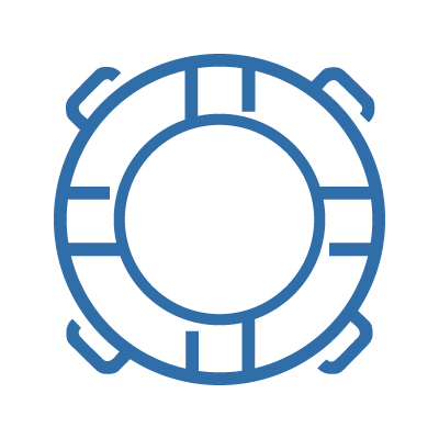 24/7 monitoring and support icon
